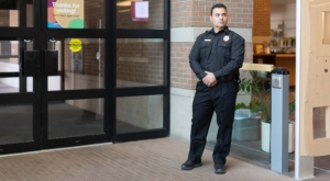 HUB Enterprises uniformed security services officer