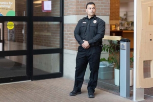 HUB Enterprises uniformed security services officer